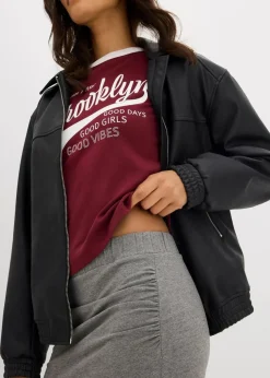 Midirock aus fließender Viskose