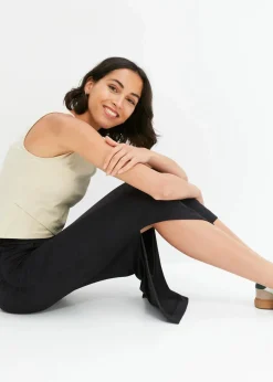 Midirock aus fließender Viskose