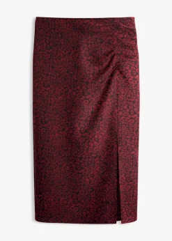 Midirock aus fließender Viskose