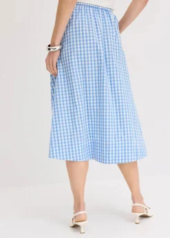 Midirock aus reiner Baumwolle