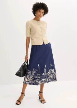 Midirock aus reiner Bio-Baumwolle