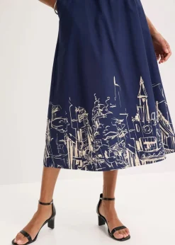 Midirock aus reiner Bio-Baumwolle