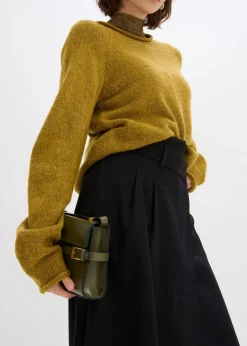 Midirock aus Viskose-Mix