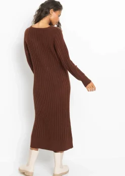 Midi-Strickkleid