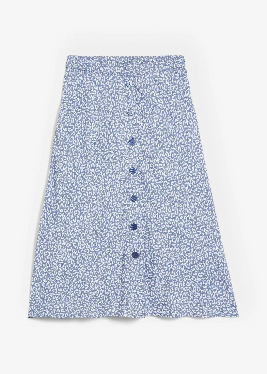 Midi-Viskoserock mit Taschen