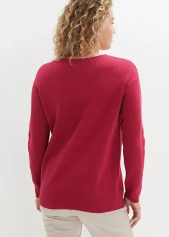 Milano Rib Pullover mit Rundhals