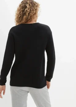 Milano Rib Pullover mit Rundhals