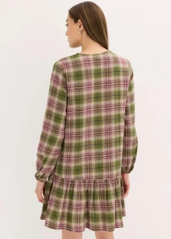 Minikleid aus Baumwoll-Mix