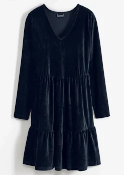 Minikleid aus elastischen Samt