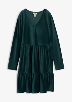 Minikleid aus elastischen Samt