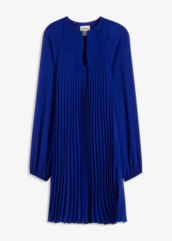 Minikleid aus feinem Chiffon mit Plisseé