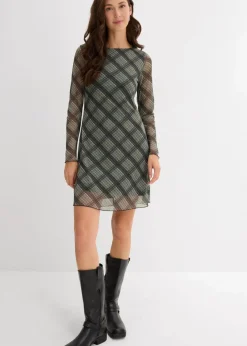 Minikleid aus feinem Mesh