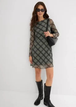 Minikleid aus feinem Mesh