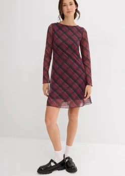 Minikleid aus feinem Mesh