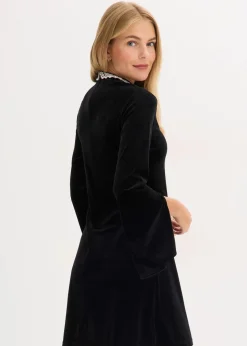 Minikleid aus fließendem Samt