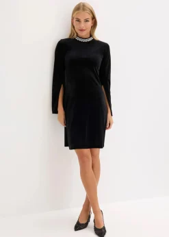 Minikleid aus fließendem Samt