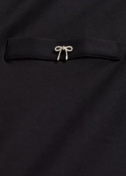 Minikleid aus fließendem Viskose-Mix