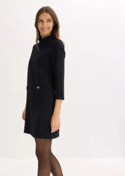 Minikleid aus fließendem Viskose-Mix