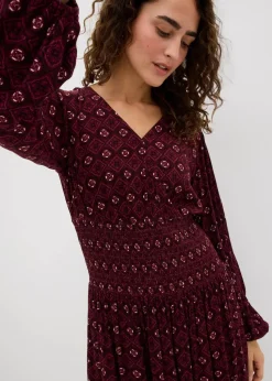 Minikleid aus fließender Viskose