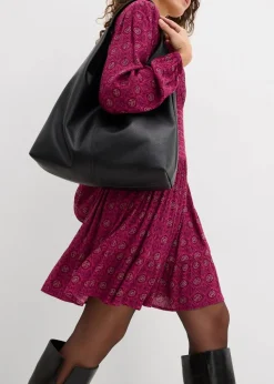 Minikleid aus fließender Viskose