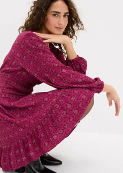 Minikleid aus fließender Viskose