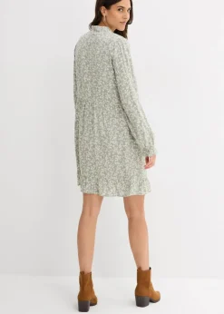 Minikleid aus fließender Viskose