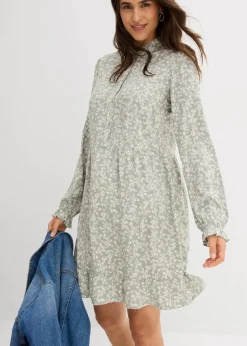 Minikleid aus fließender Viskose