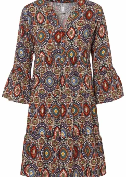 Minikleid aus fließender Viskose