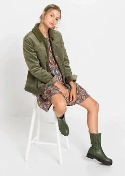 Minikleid aus fließender Viskose