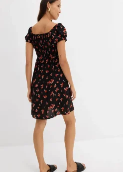 Minikleid aus fließender Viskose