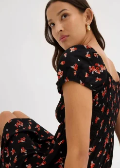 Minikleid aus fließender Viskose