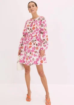 Minikleid aus Musselin