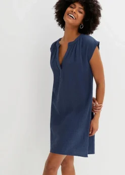 Minikleid aus reiner Baumwolle