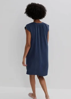 Minikleid aus reiner Baumwolle