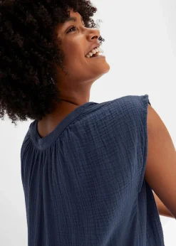 Minikleid aus reiner Baumwolle