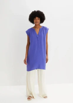 Minikleid aus reiner Baumwolle