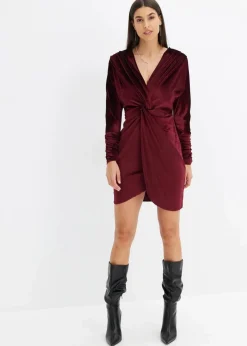 Minikleid aus softem Samt