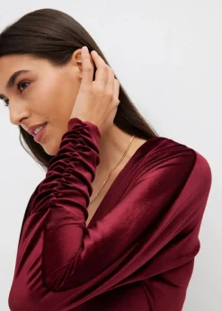 Minikleid aus softem Samt