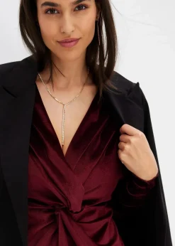 Minikleid aus softem Samt