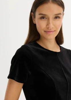 Minikleid aus softem Samt