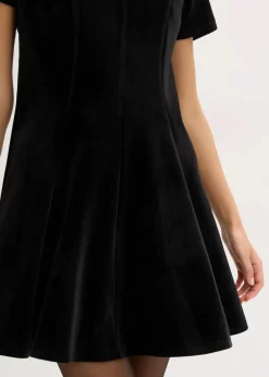 Minikleid aus softem Samt