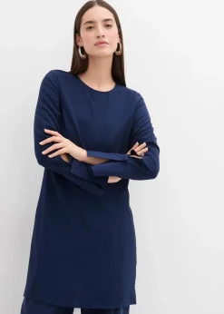 Minikleid aus strukturiertem Material