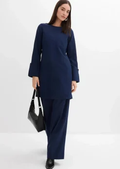 Minikleid aus strukturiertem Material