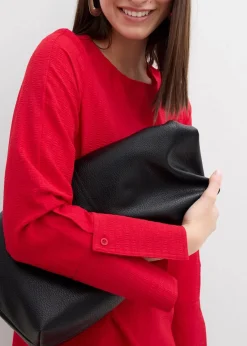 Minikleid aus strukturiertem Material