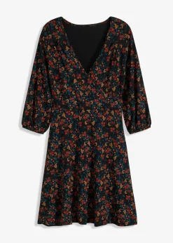 Minikleid aus Viskose-Mix