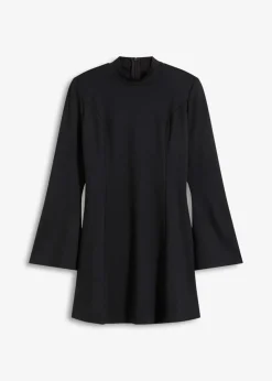 Minikleid in A-Linie und Trompetenärmeln