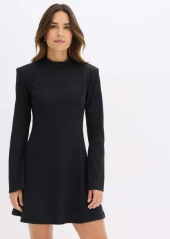 Minikleid in A-Linie und Trompetenärmeln