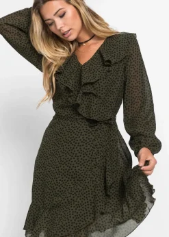 Minikleid in Wickeloptik