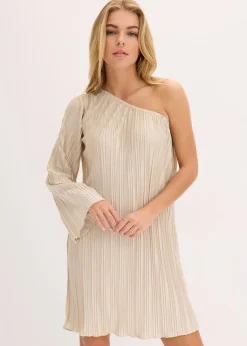 Minikleid mit Plissee