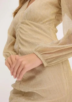 Minikleid mit Raffung